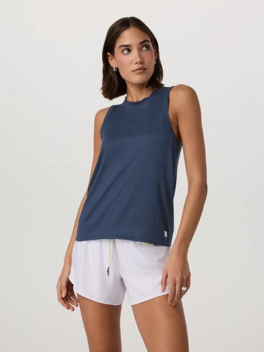 NWT Vuori Energy Top Long Blue Coast Tank Medium M VW1156